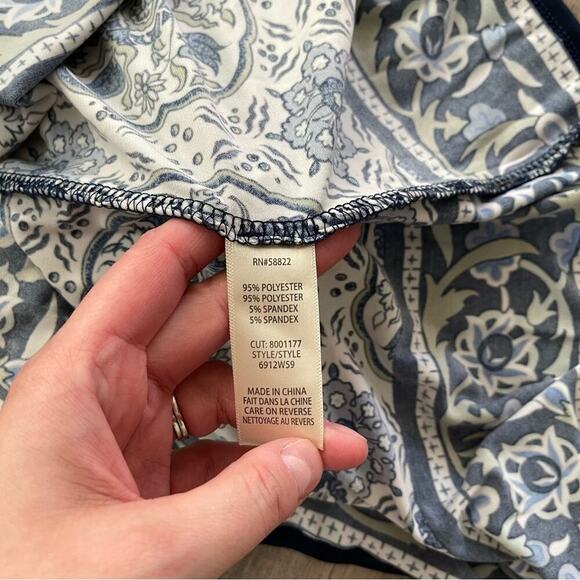 Max Studio Positano Blue Jersey Dress - Picture 6 of 6